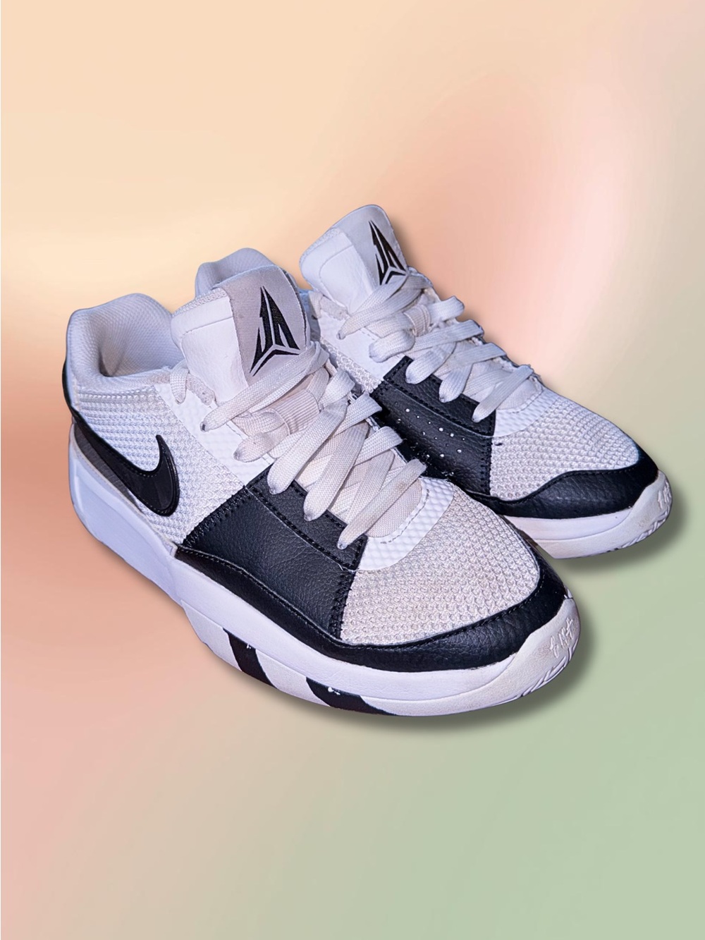 Nike Ja 1 GS 6Y White Black “Day One” DX2294-102 Basketball Shoes